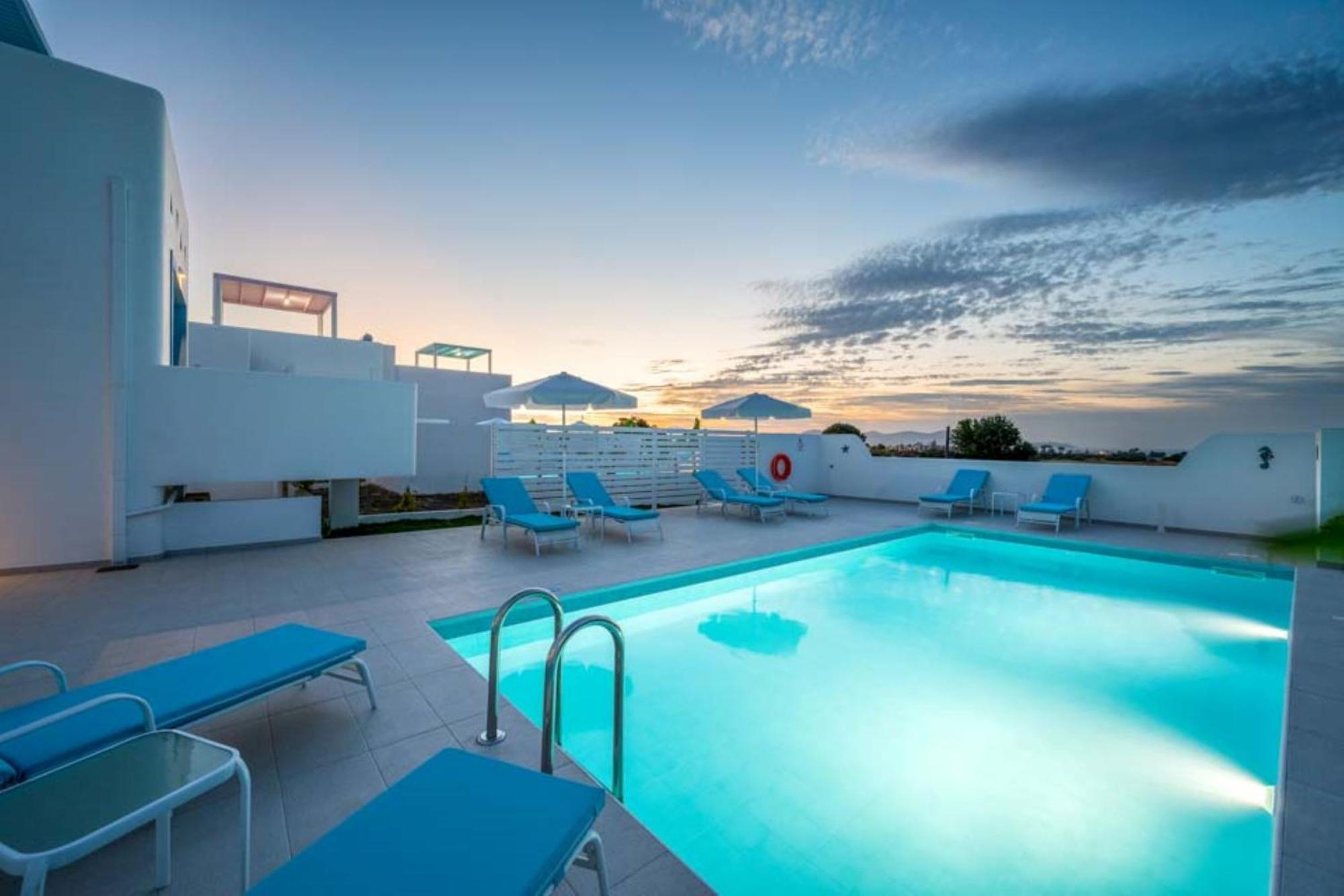 Xenos Villa 6 With A Private Pool Near The Sea Tigaki Esterno foto